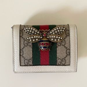 Authentic Gucci Queen Margaret Bee Wallet